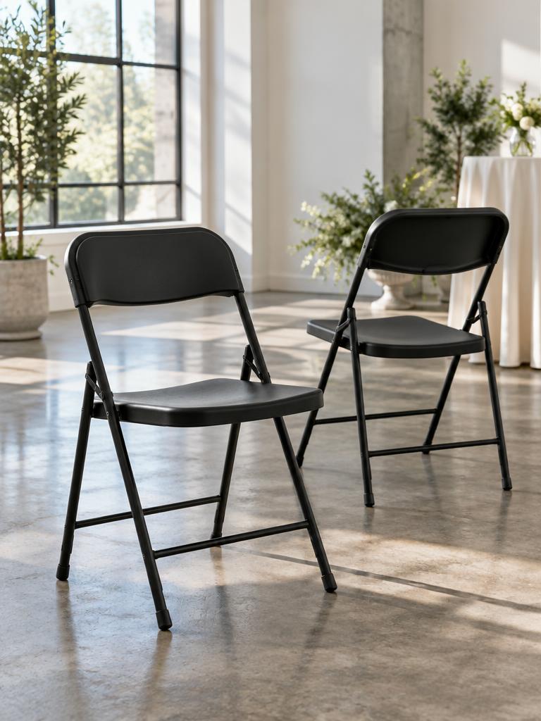 Illustrative example, not actual inventory: Black Chairs
